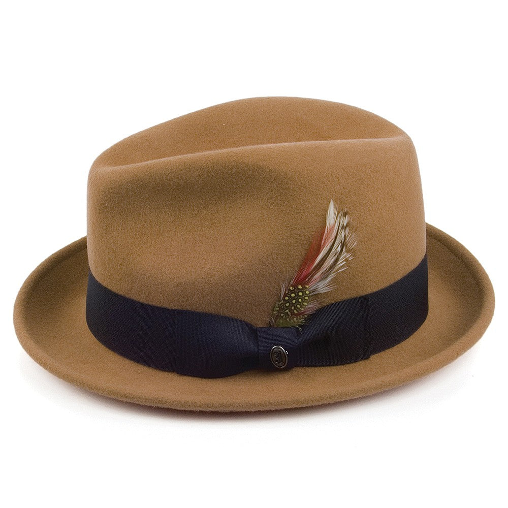 Jaxon & James Crushable Blues Trilby Hat - Pecan