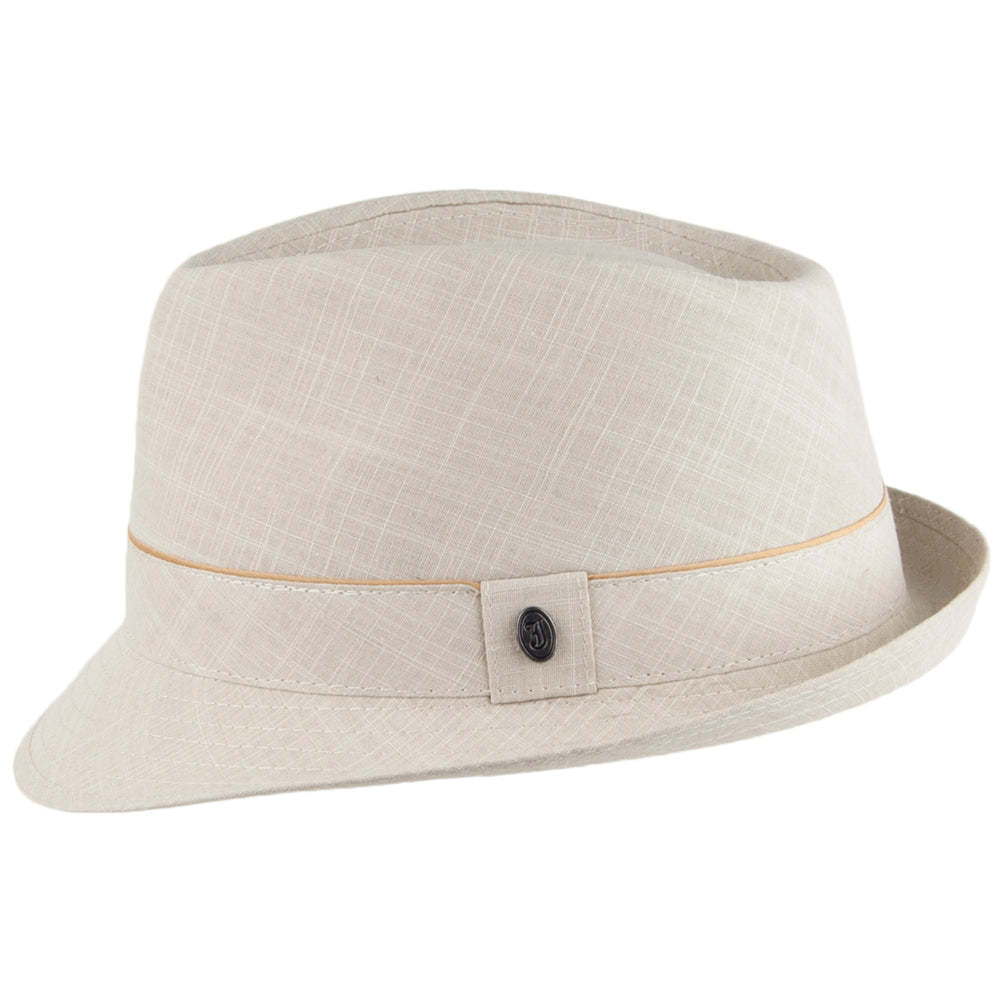 Jaxon & James Cotton Trilby Hat - Oatmeal