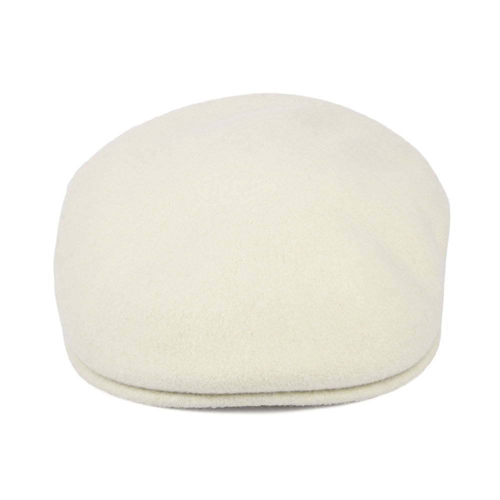 Kangol 504 Wool Flat Cap - Winter White