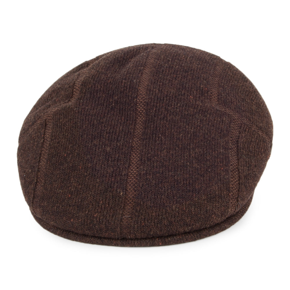 Kangol Panel 504 Flat Cap - Tobacco