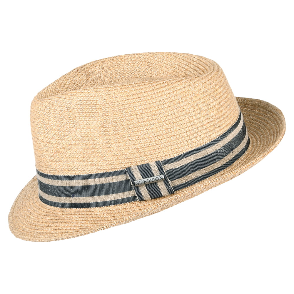 Stetson Hats Toyo Linen Mix Trilby Hat - Natural