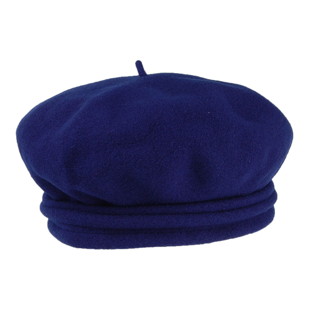 Héritage par Laulhère Hats Chopin Merino Wool Beret - Royal Blue