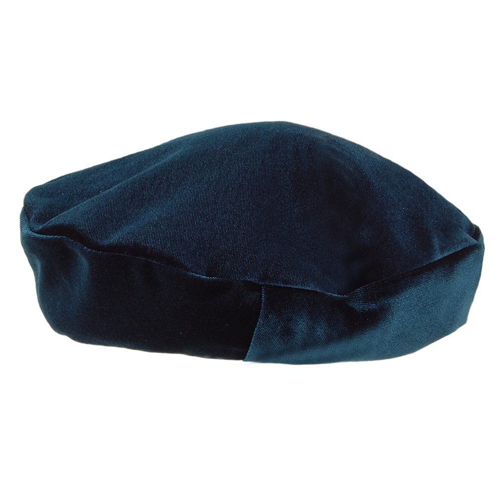 Héritage par Laulhère Hats Velour Beret - Emerald