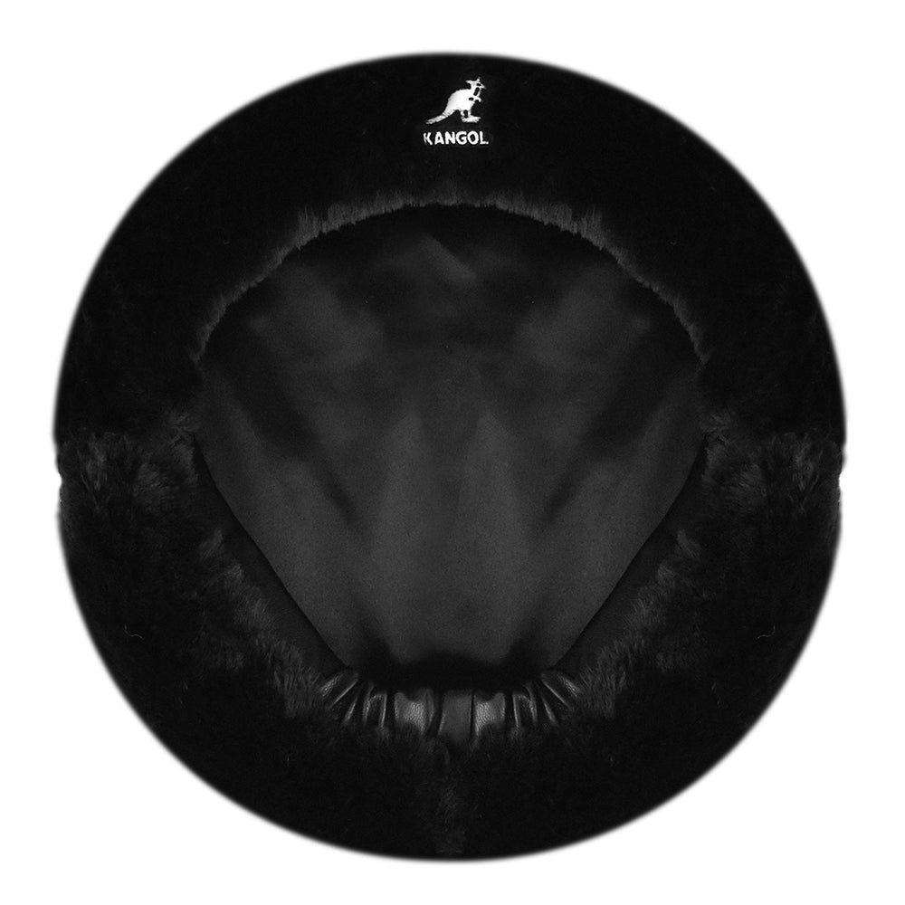 Kangol Faux Fur Beret - Black