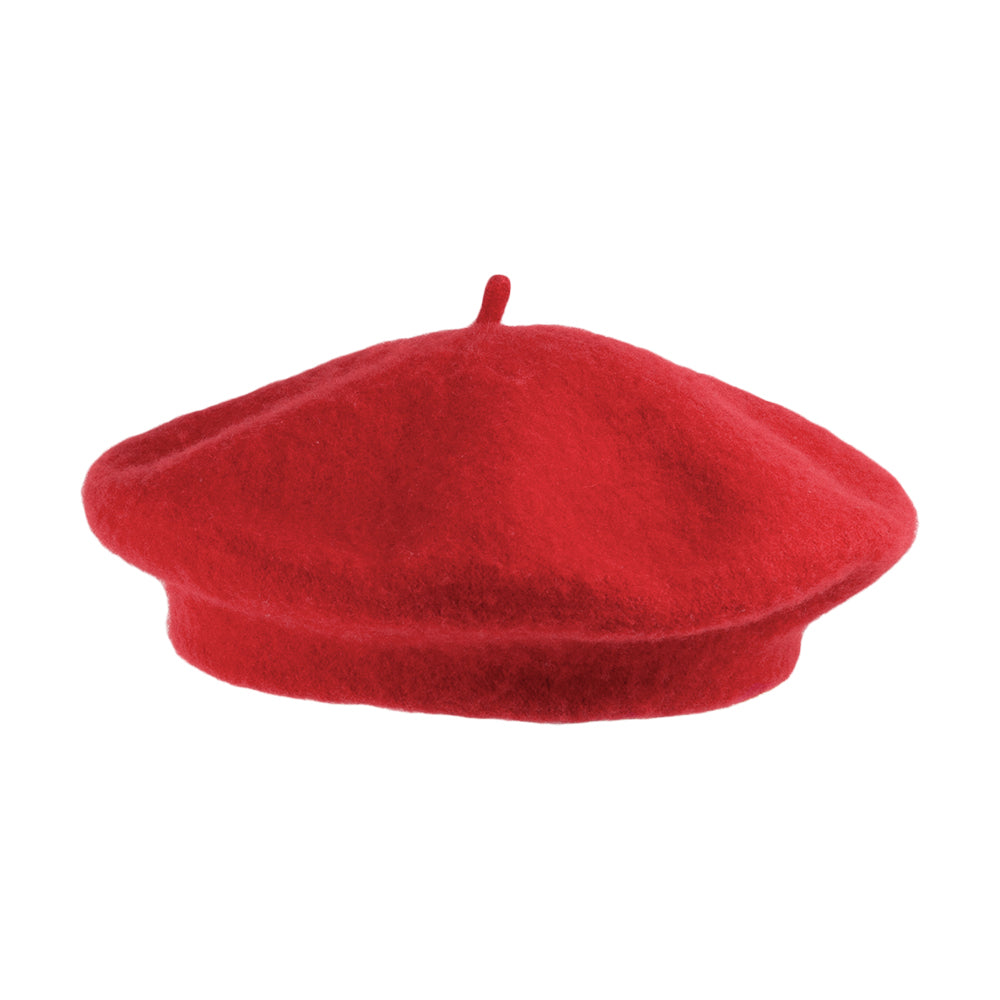Wool Fashion Beret - Red – Village Hats