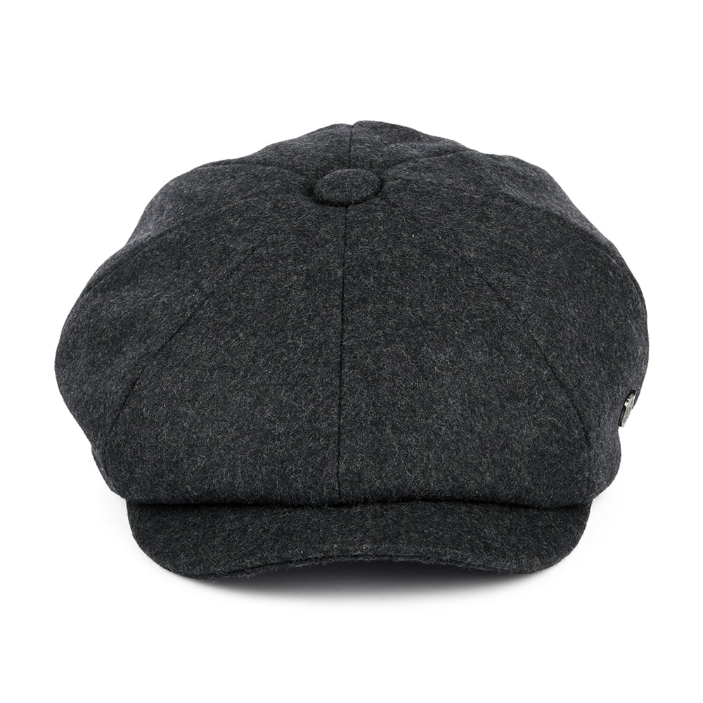 Failsworth Hats Alfie Melton Newsboy Cap - Grey