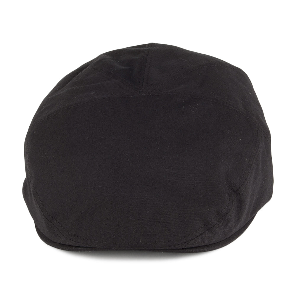 Bailey Hats Graham Showerproof Flat Cap - Black