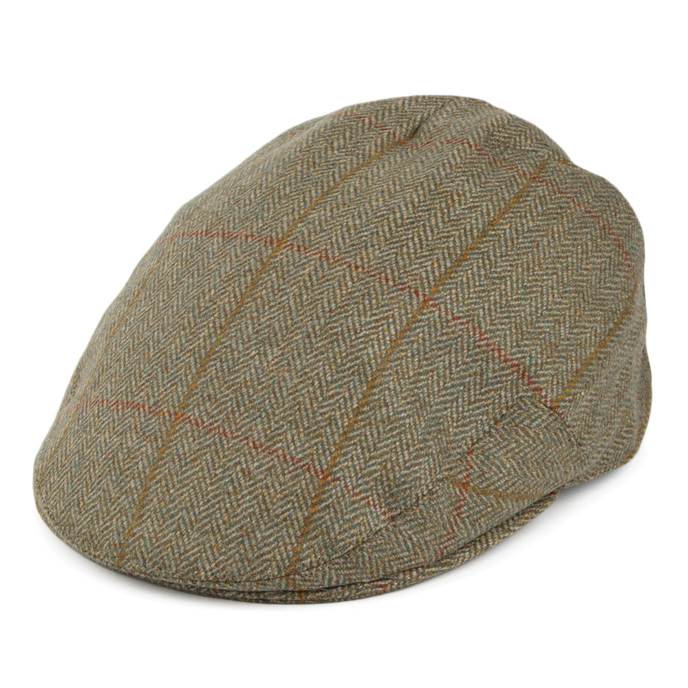 Olney Hats Kinloch Saxony Tweed Flat Cap - Sage – Village Hats