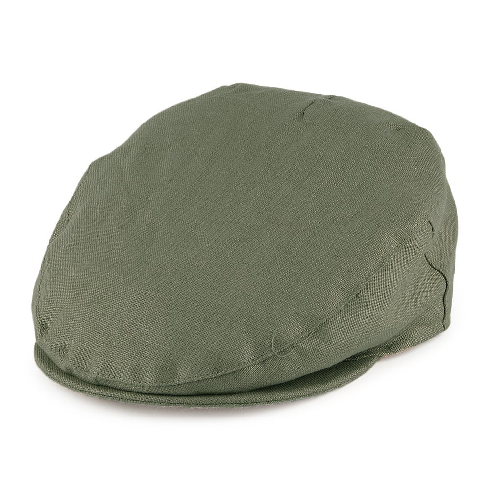 Failsworth Hats Irish Linen Flat Cap - Khaki – Village Hats