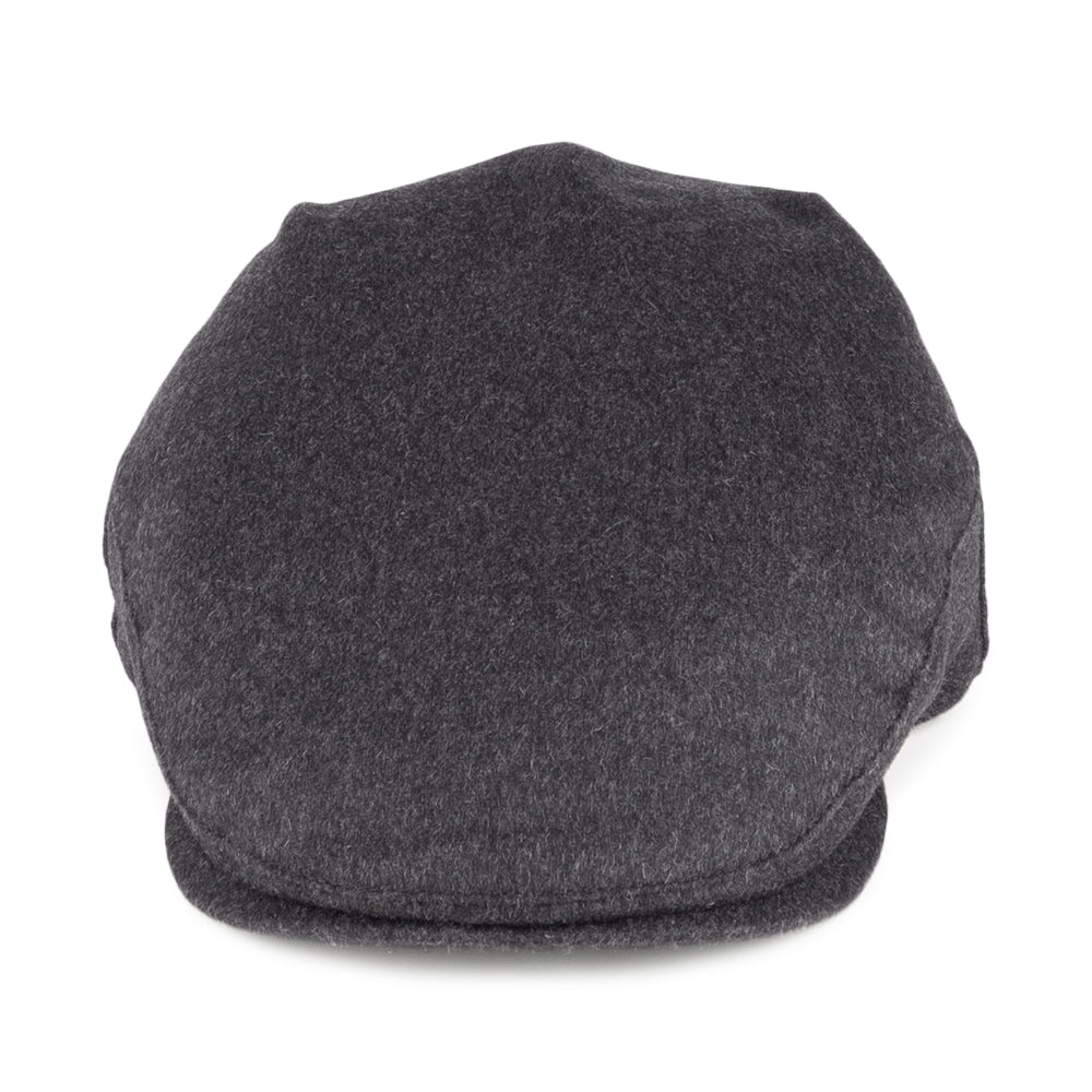 Christys Hats Balmoral Pure Cashmere Flat Cap - Charcoal