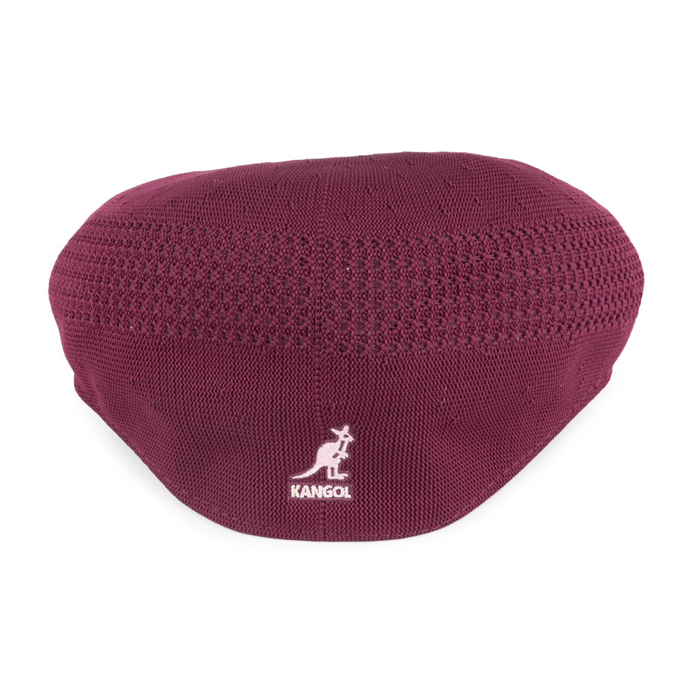 Kangol Tropic 504 Ventair Flat Cap - Burgundy