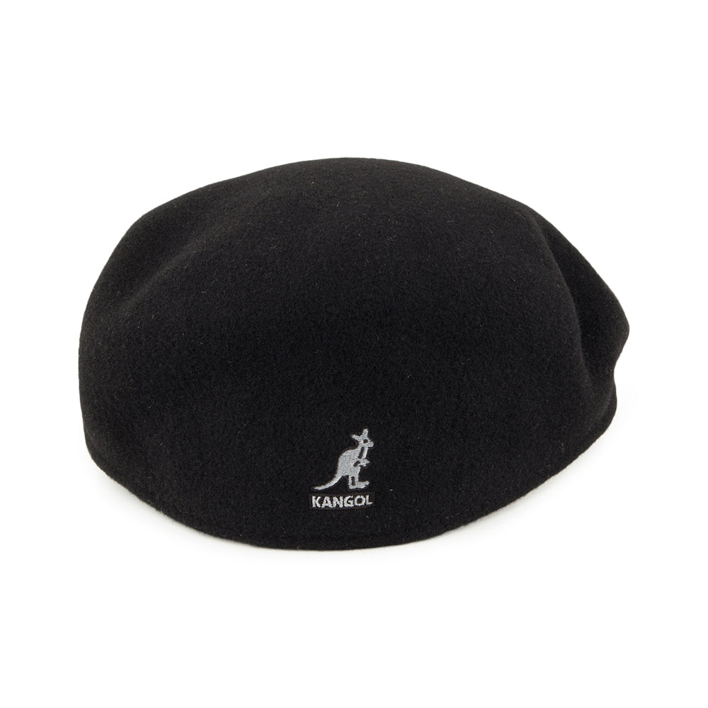 Kangol 504 Wool Flat Cap - Black