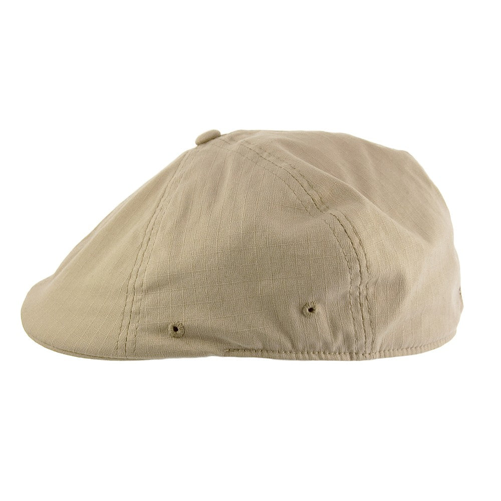 Kangol Ripstop Flexfit 504 Newsboy Cap - Beige