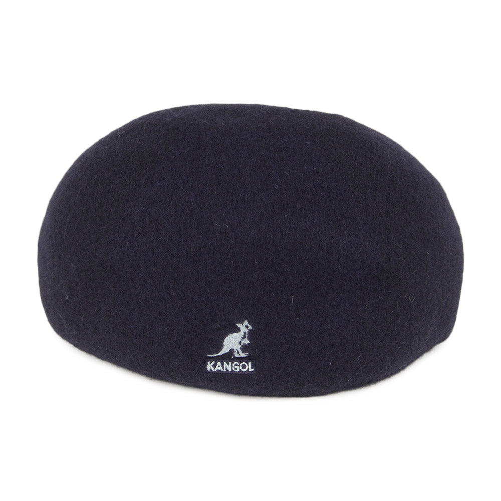 Kangol Seamless Wool 507 Flat Cap - Navy Blue