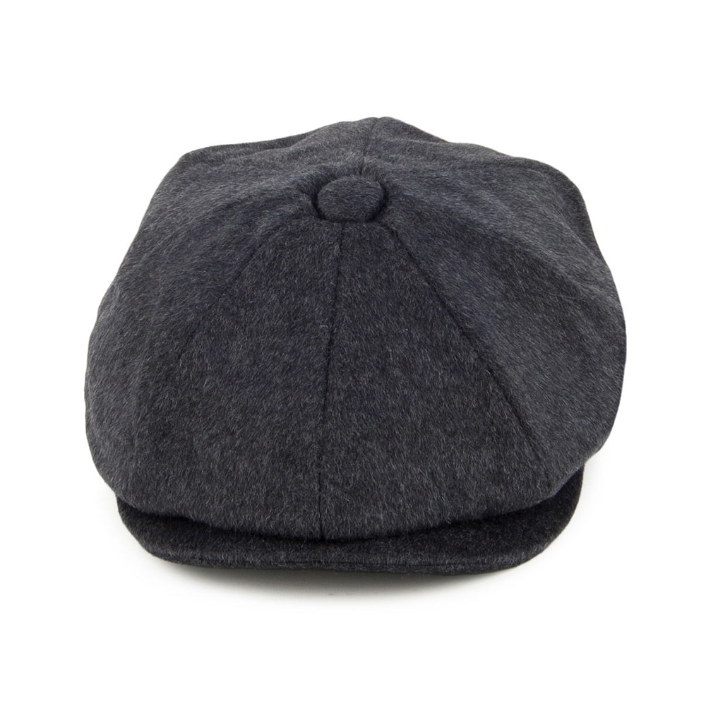 Jaxon & James Pure Wool Harlem Newsboy Cap - Charcoal