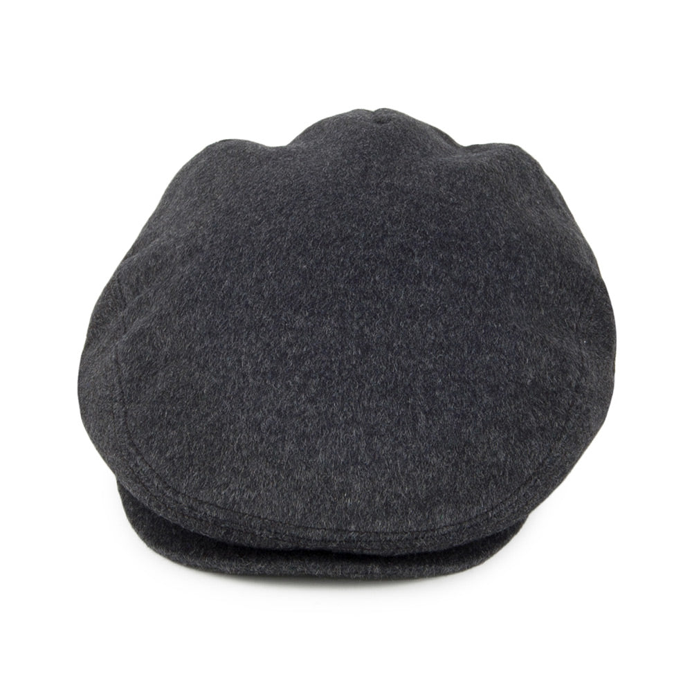 Jaxon & James Pure Wool Harlem Flat Cap - Charcoal