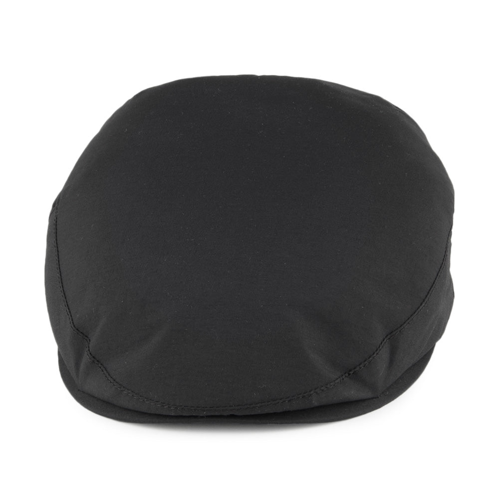 City Sport Water Repellent Flat Cap - Black