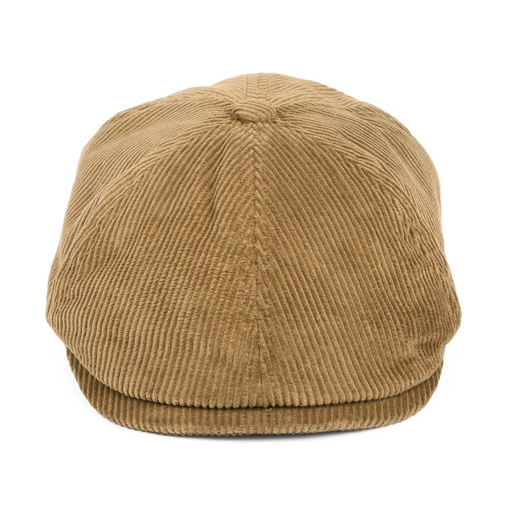 Failsworth Hats Hudson Corduroy Newsboy Cap - Tan