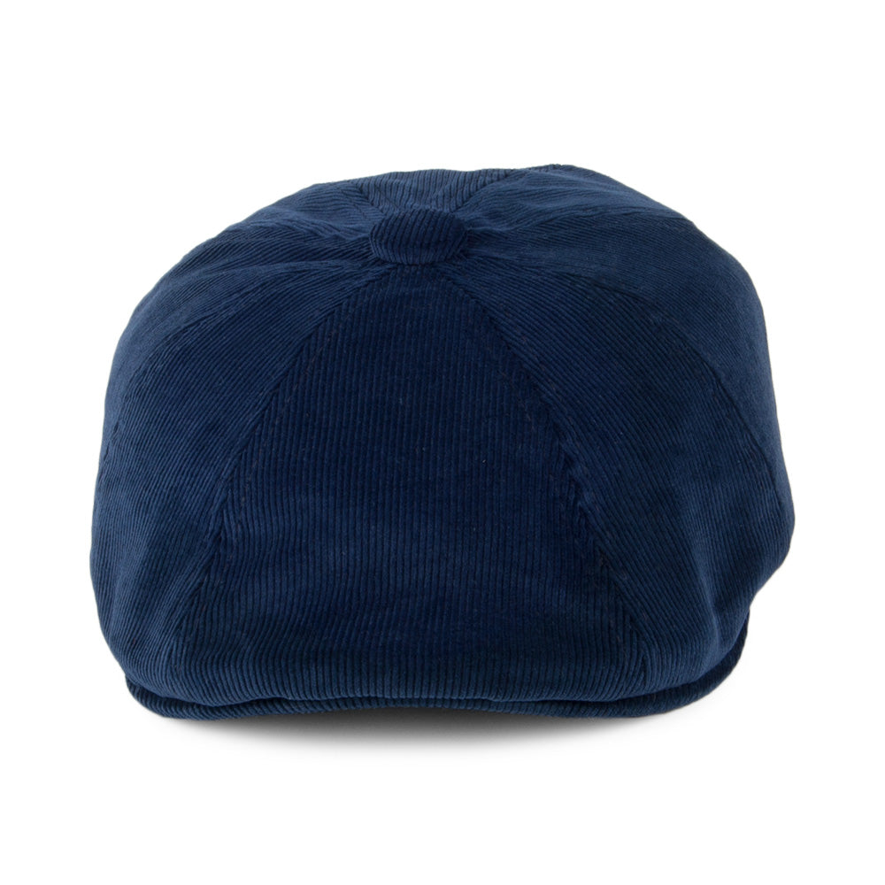 Kangol Hawker Corduroy Newsboy Cap - Navy Blue