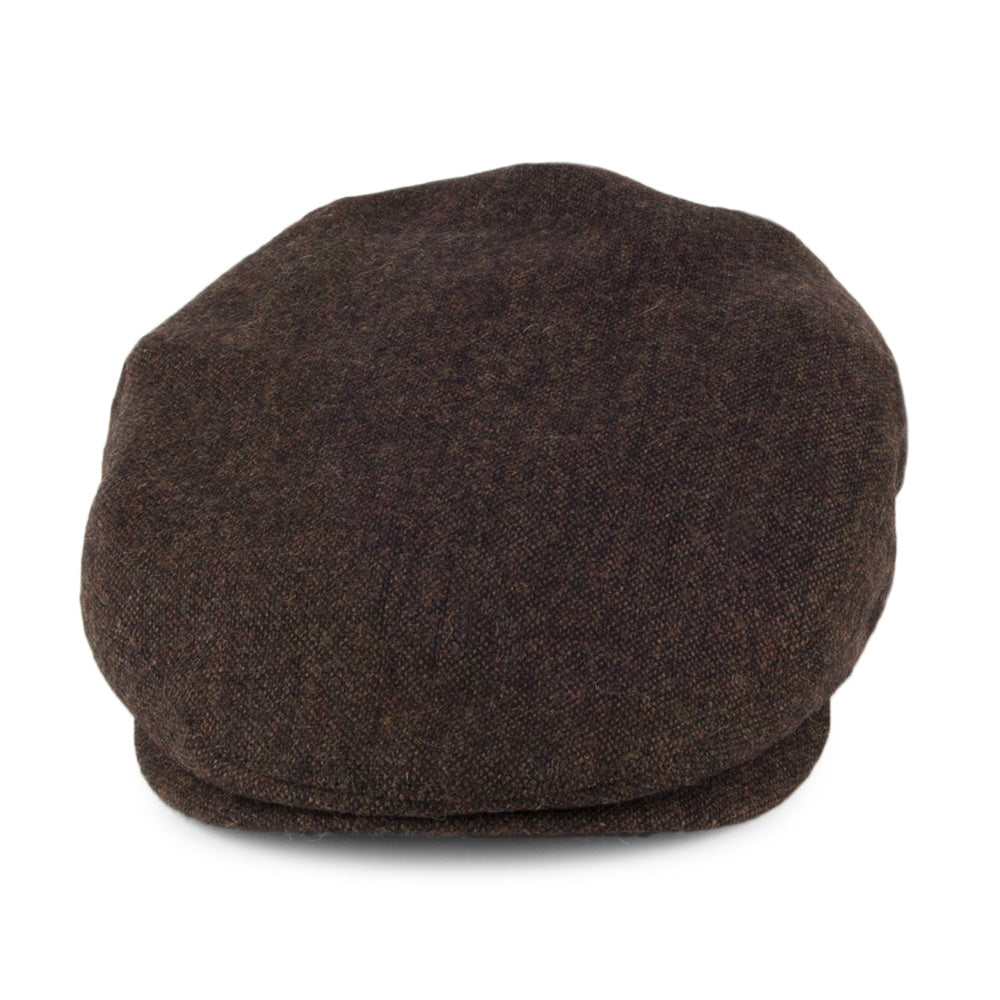 Brixton Hooligan Marl Flat Cap - Brown Mix