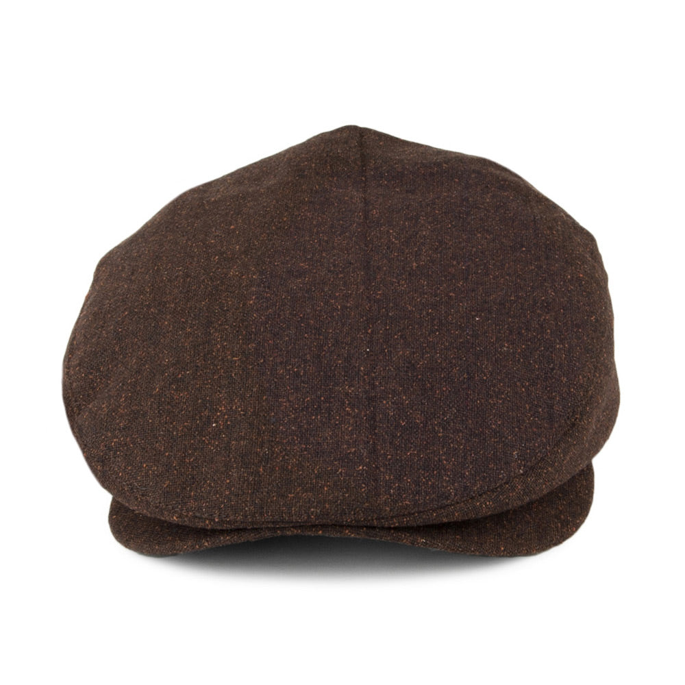 Brixton Barrel Flat Cap - Brown-Rust