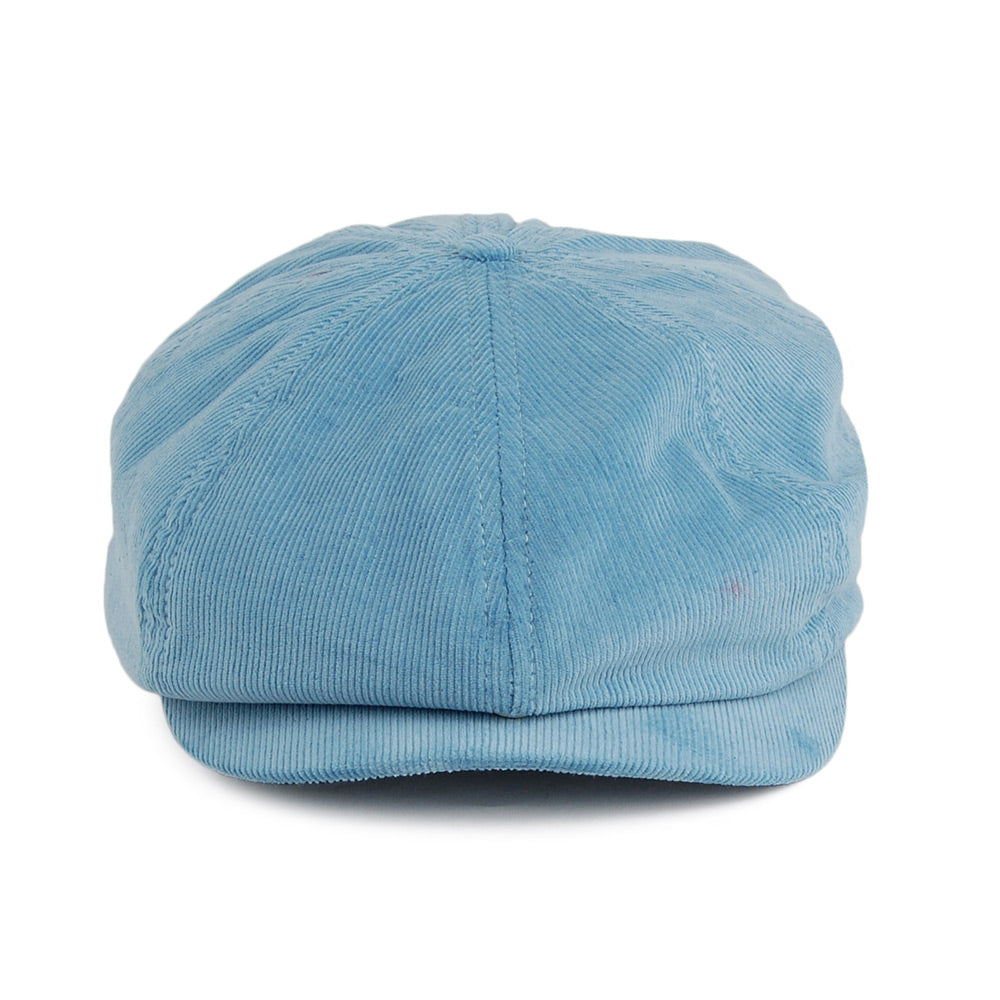 Brixton Hats Brood Cord Newsboy Cap - Sky Blue