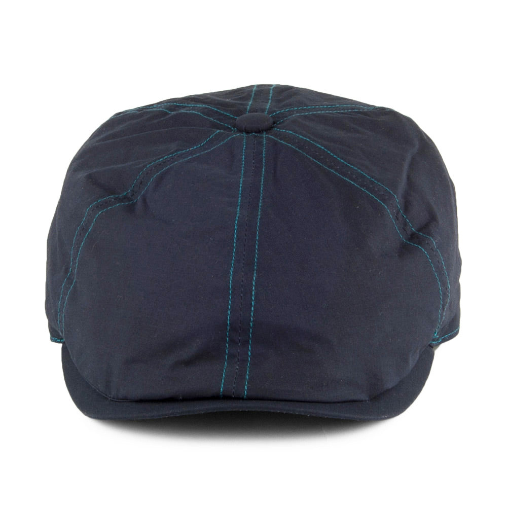 Failsworth Hats Hudson Dry Wax Newsboy Cap - Navy Blue