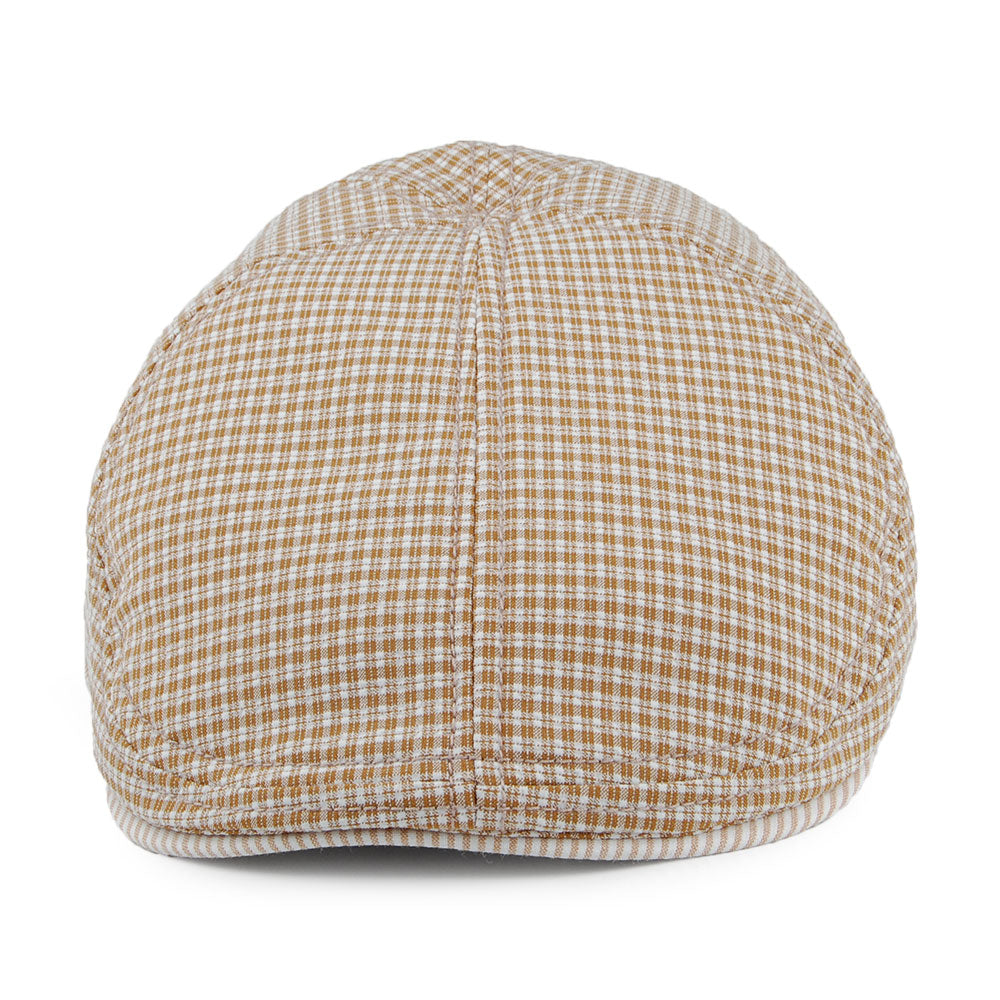 Goorin Bros. Fridays Chequered Flat Cap - Mustard