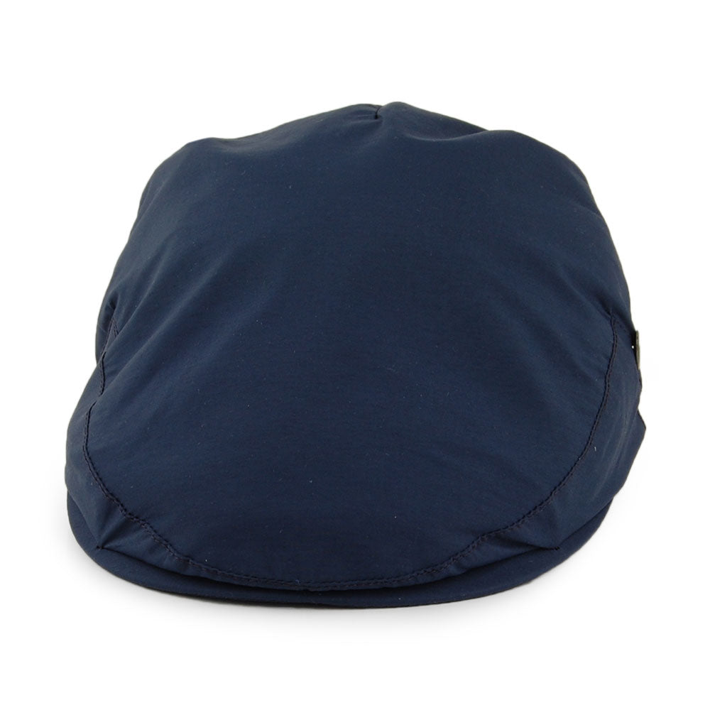 City Sport Water Repellent Flat Cap - Navy Blue