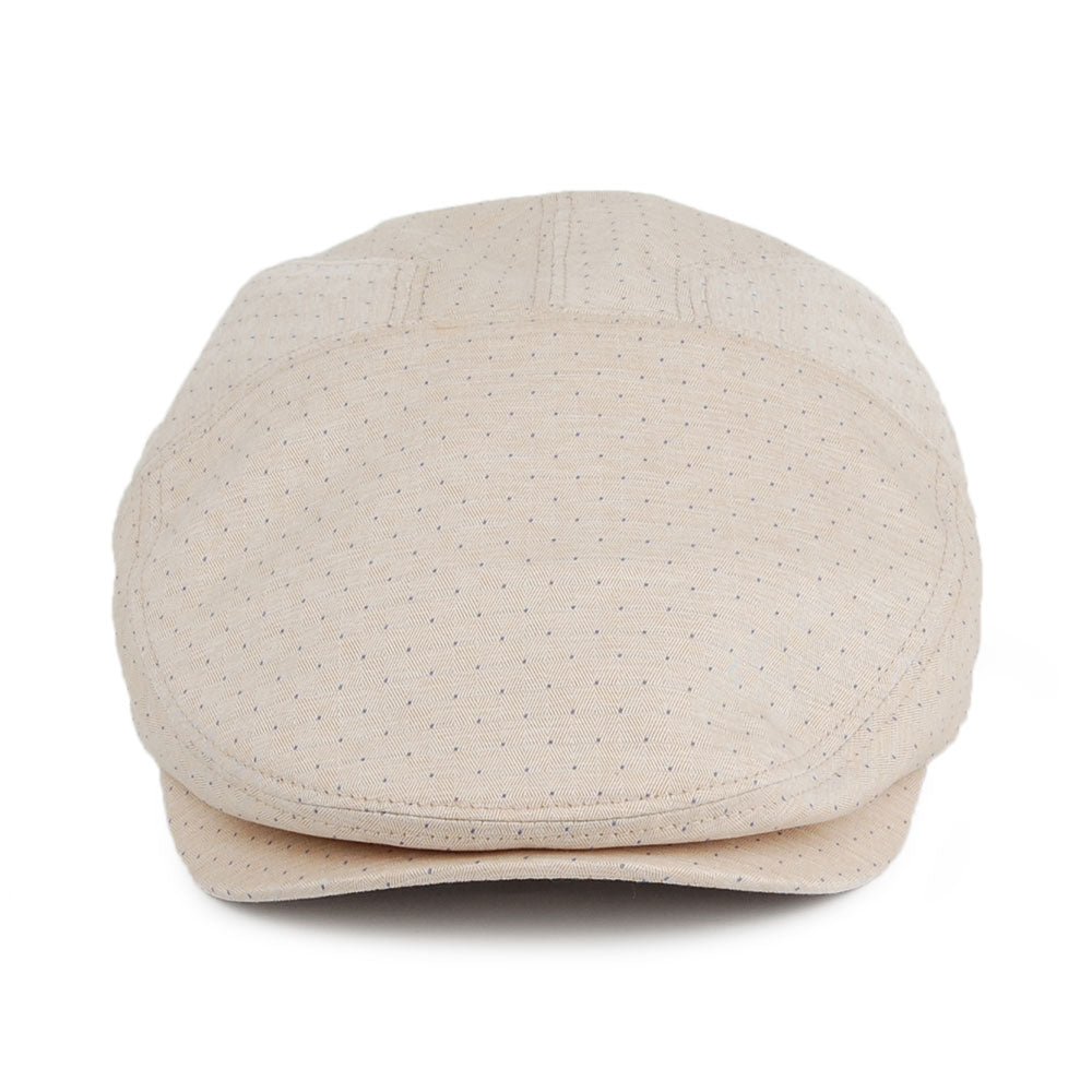 Bailey Hats Ganey Dotted Flat Cap - Sand