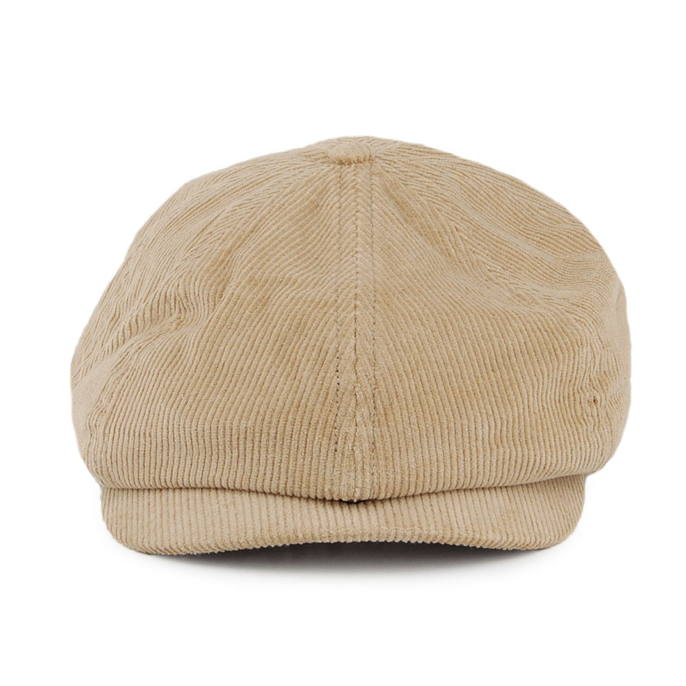 Brixton Hats Brood Corduroy Adjustable Newsboy Cap - Beige