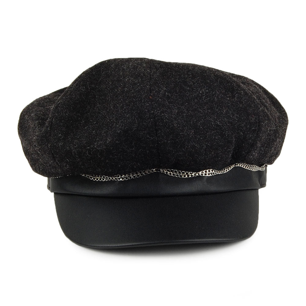 Betmar Hats Clara Baker Boy Hat - Black