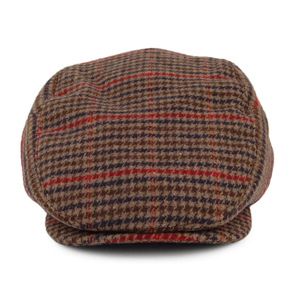 Barts Hats Ixia Houndstooth Flat Cap - Brown