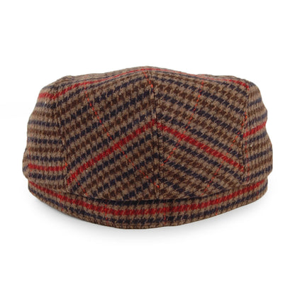 Barts Hats Ixia Houndstooth Flat Cap - Brown