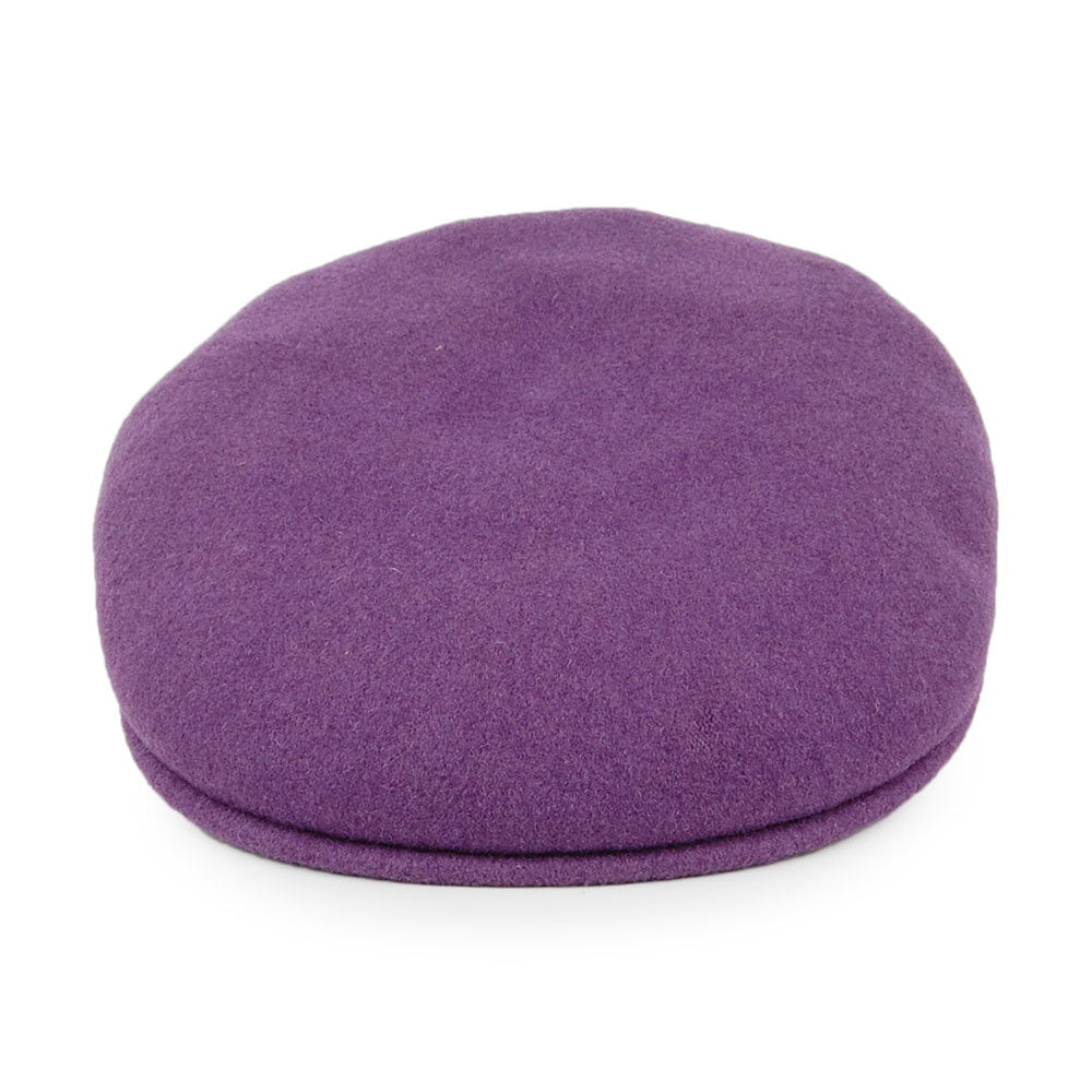 Kangol 504 Wool Flat Cap - Dark Mauve