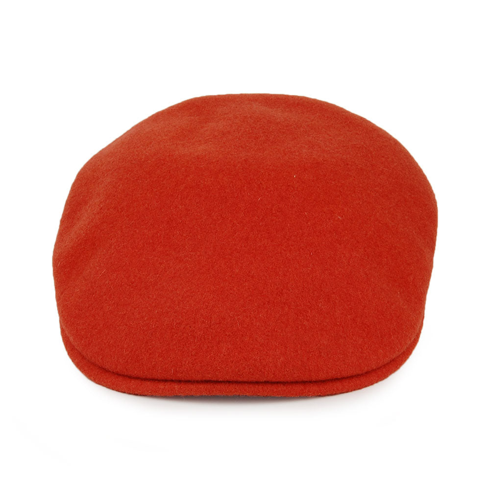 Kangol 504 Wool Flat Cap - Rust