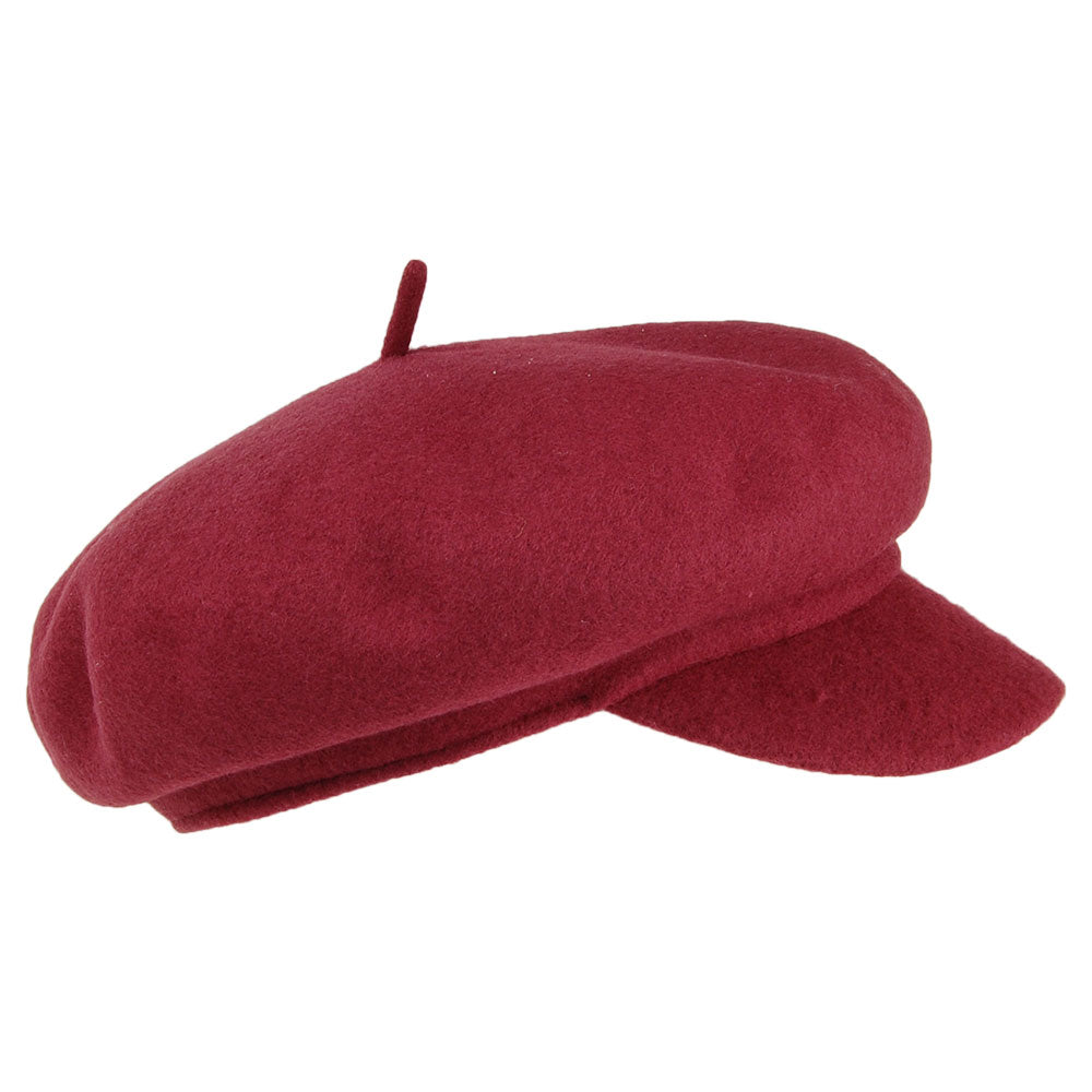 Brixton Hats Audrey Baker Boy Cap - Maroon