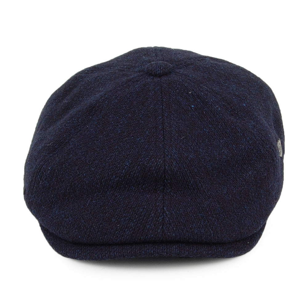 Failsworth Hats Hudson Merino Lambswool Newsboy Cap - Navy Blue