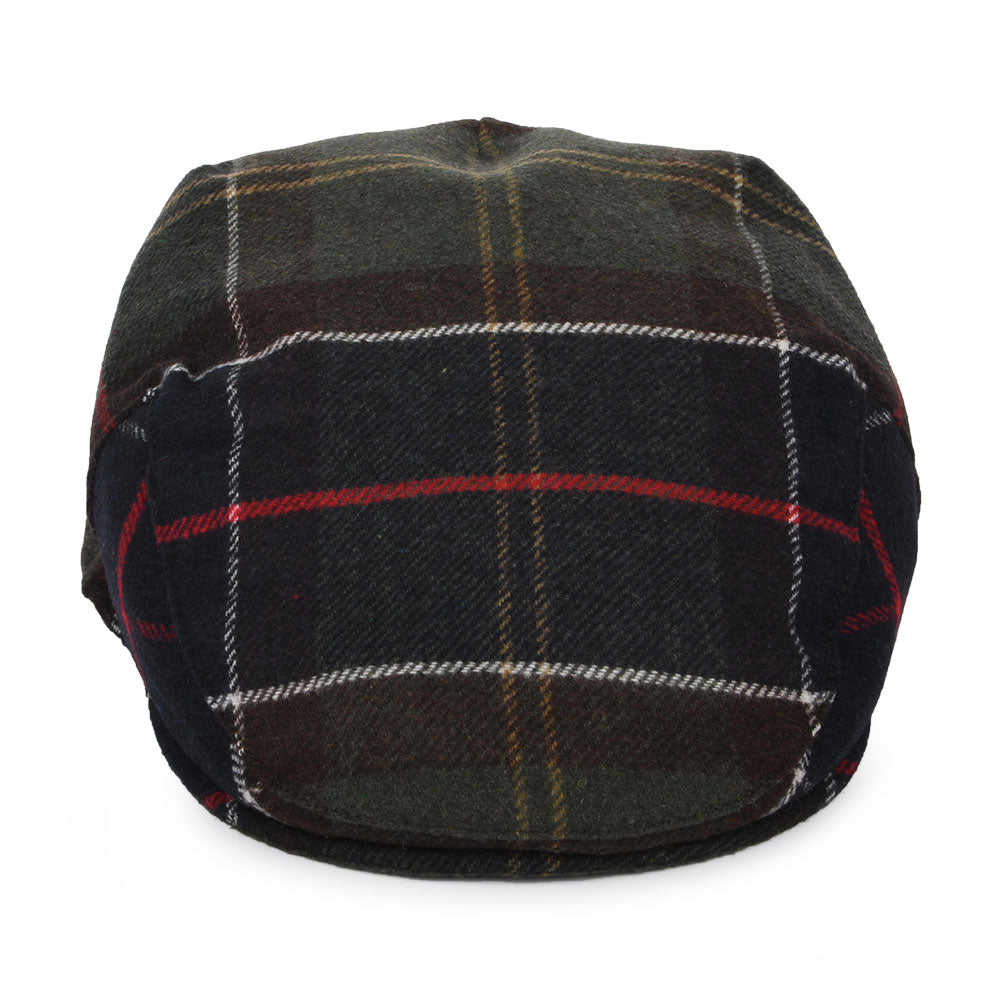 Barbour Hats Gallingale Tartan Flat Cap - Navy-Olive