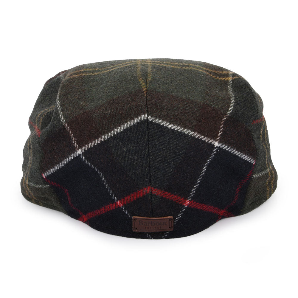 Barbour Hats Gallingale Tartan Flat Cap - Navy-Olive