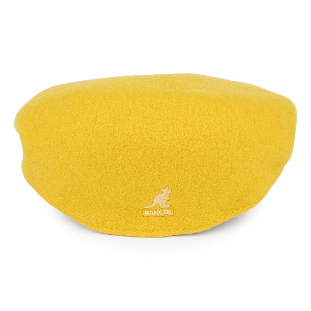 Kangol 504 Wool Flat Cap - Yellow