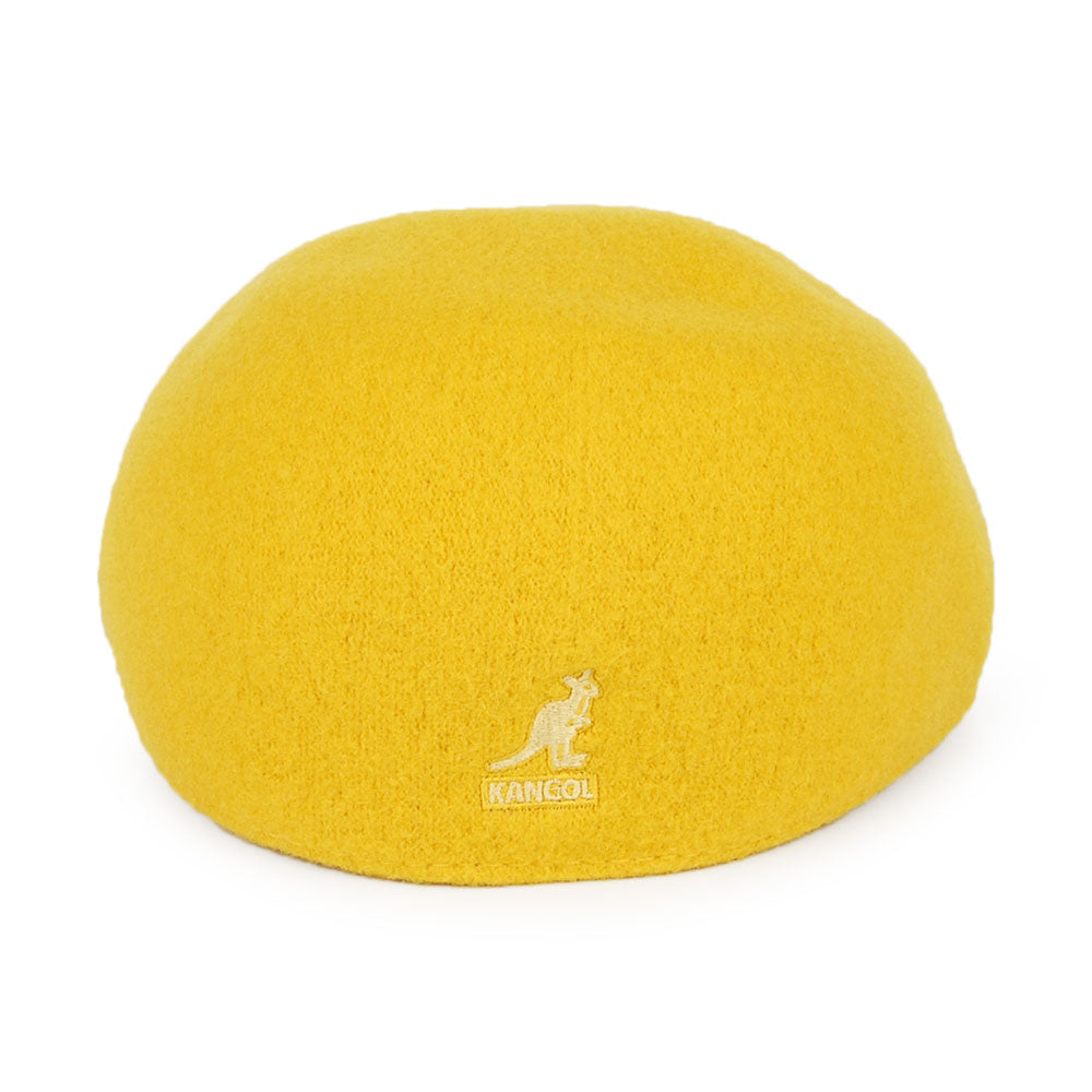 Kangol Seamless Wool 507 Flat Cap - Yellow