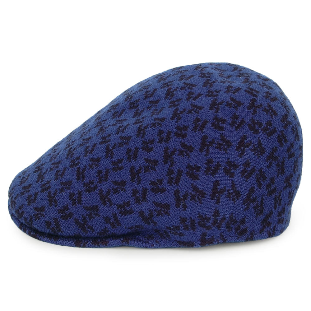 Kangol Square K 507 Flat Cap - Navy Blue