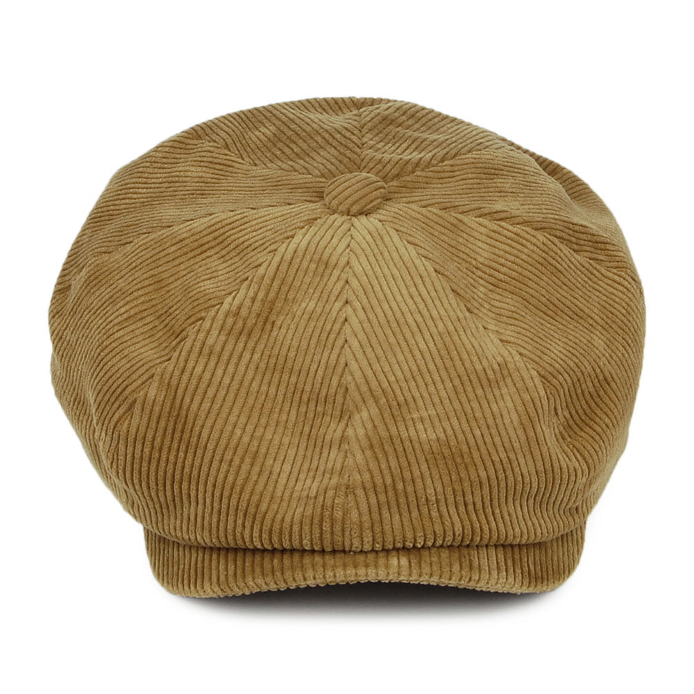 Stetson Hats Hatteras Corduroy Newsboy Cap - Fawn