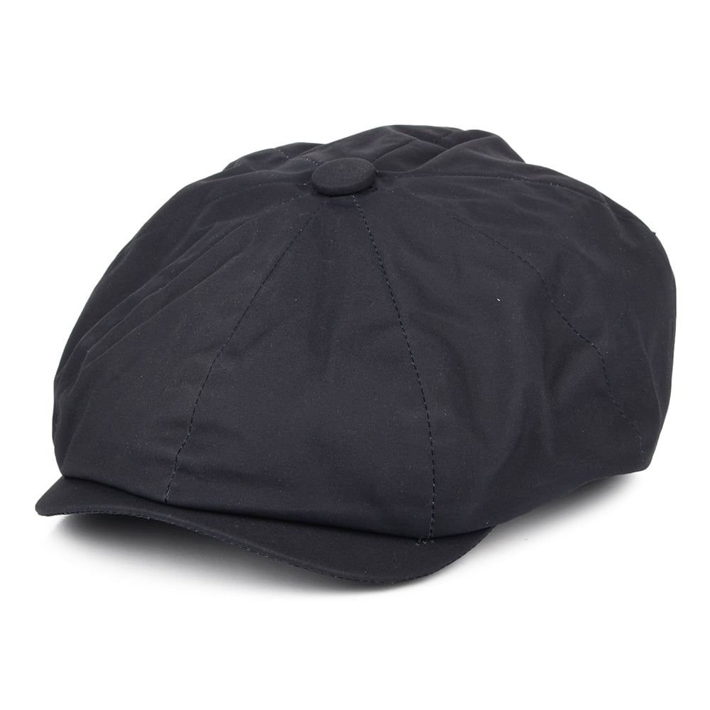 Christys Hats Waxed Cotton Newsboy Cap - Navy Blue – Village Hats