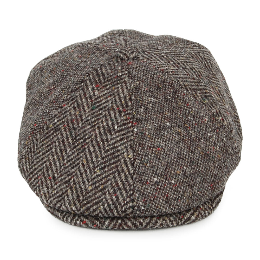 Failsworth Wexford Donegal Tweed Newsboy Cap - Grey