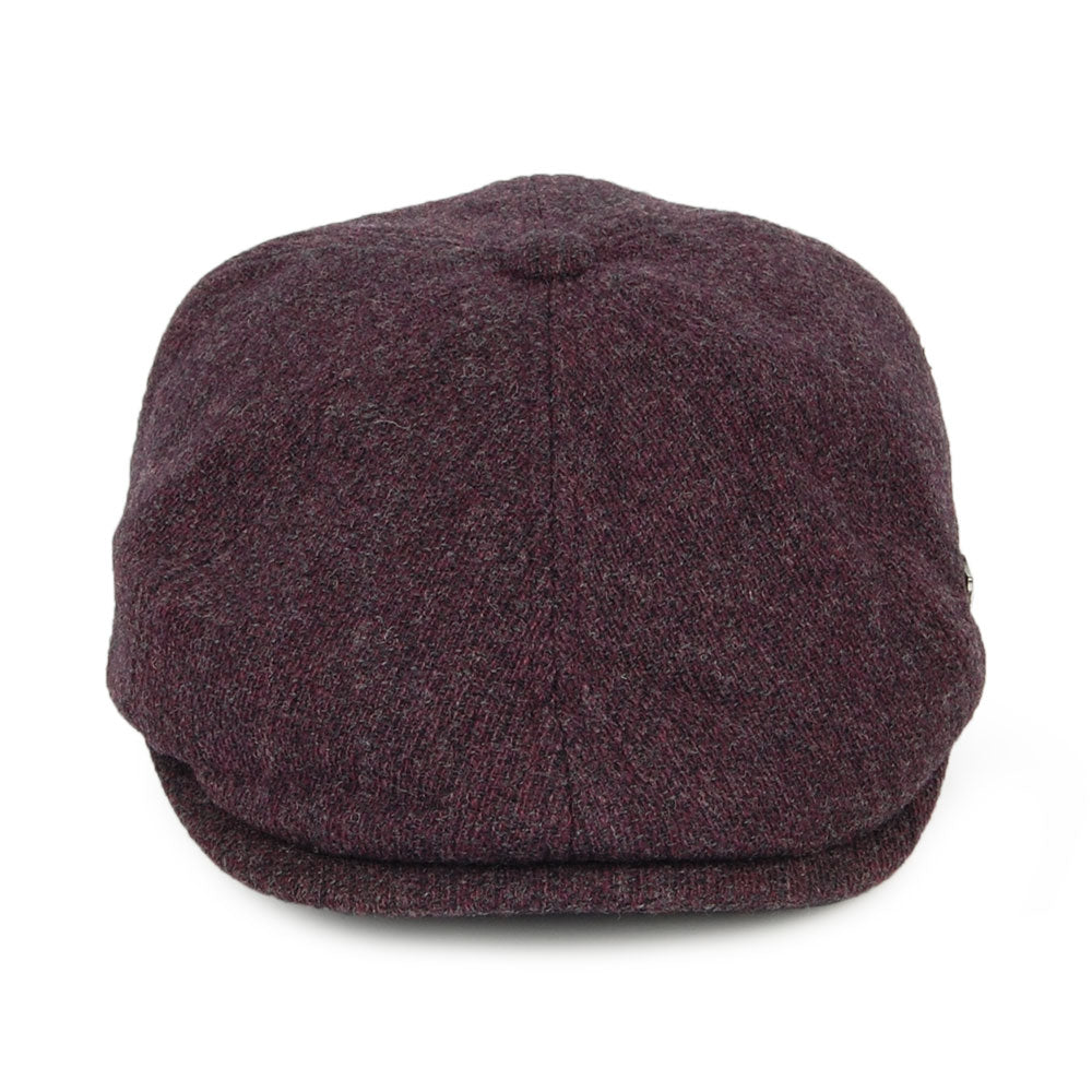 Failsworth Hats Hudson Merino Lambswool Newsboy Cap - Merlot