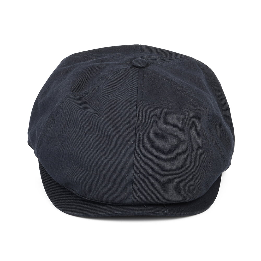 Barbour Hats Finnean Cotton Newsboy Cap - Navy Blue