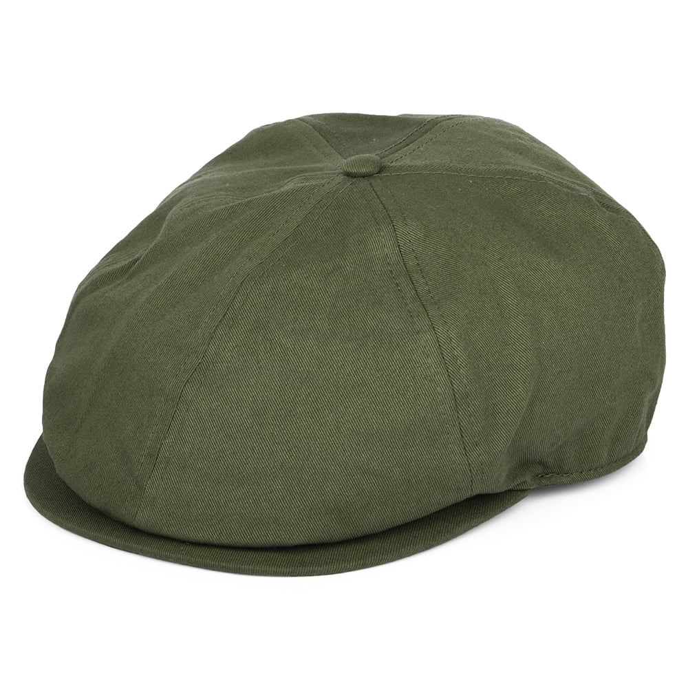 Barbour Hats Finnean Cotton Newsboy Cap - Olive – Village Hats