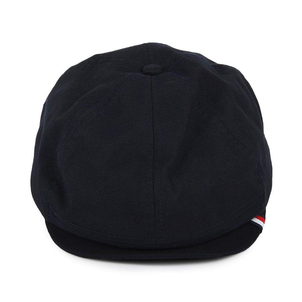 Tommy Hilfiger Hats Recycled Woven Newsboy Cap - Dark Blue